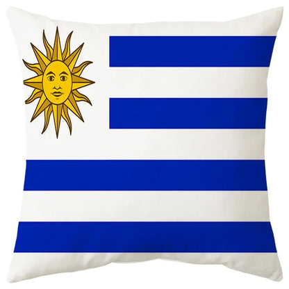 Housses coussins Drapeaux Pays - Édition Fan Nation