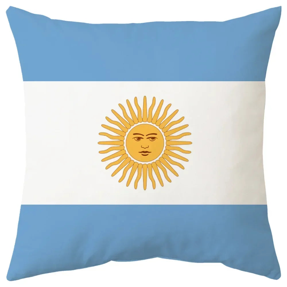 Housses coussins Drapeaux Pays - Édition Fan Nation