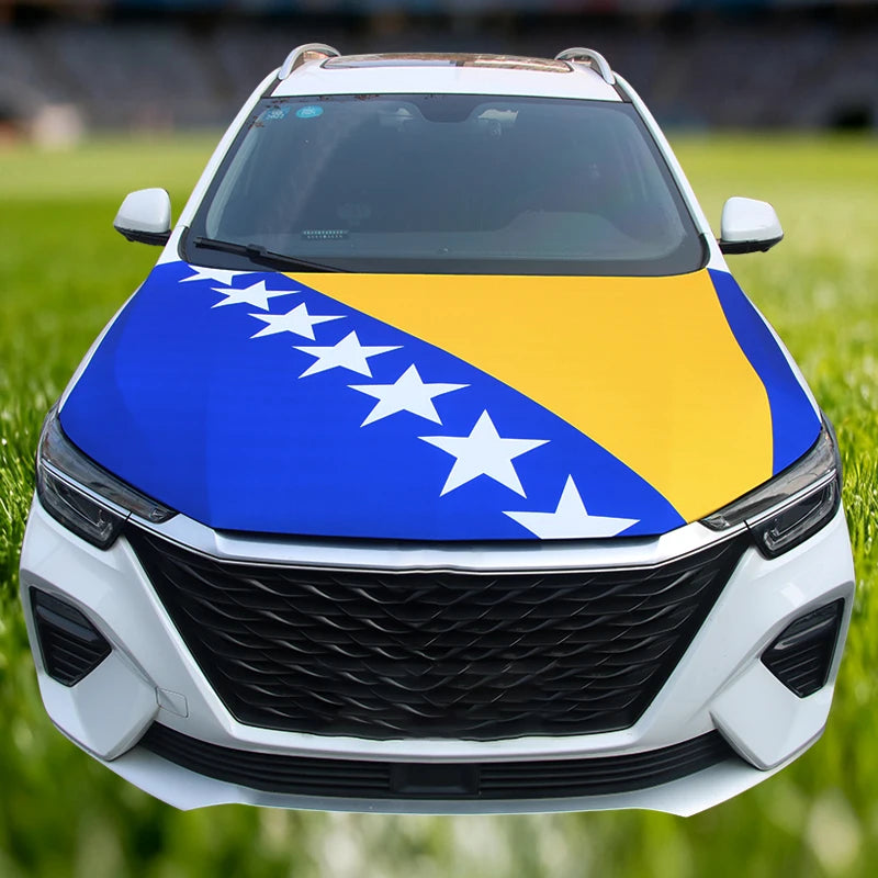 Drapeau de Capot Voiture - Édition Fan Nation