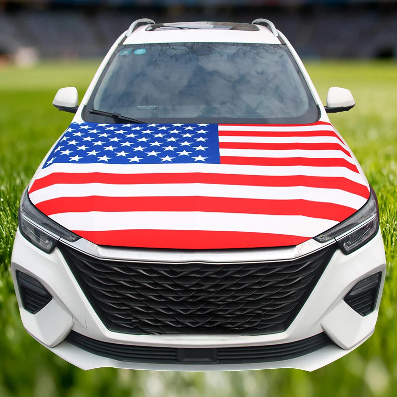 Drapeau de Capot Voiture - Édition Fan Nation