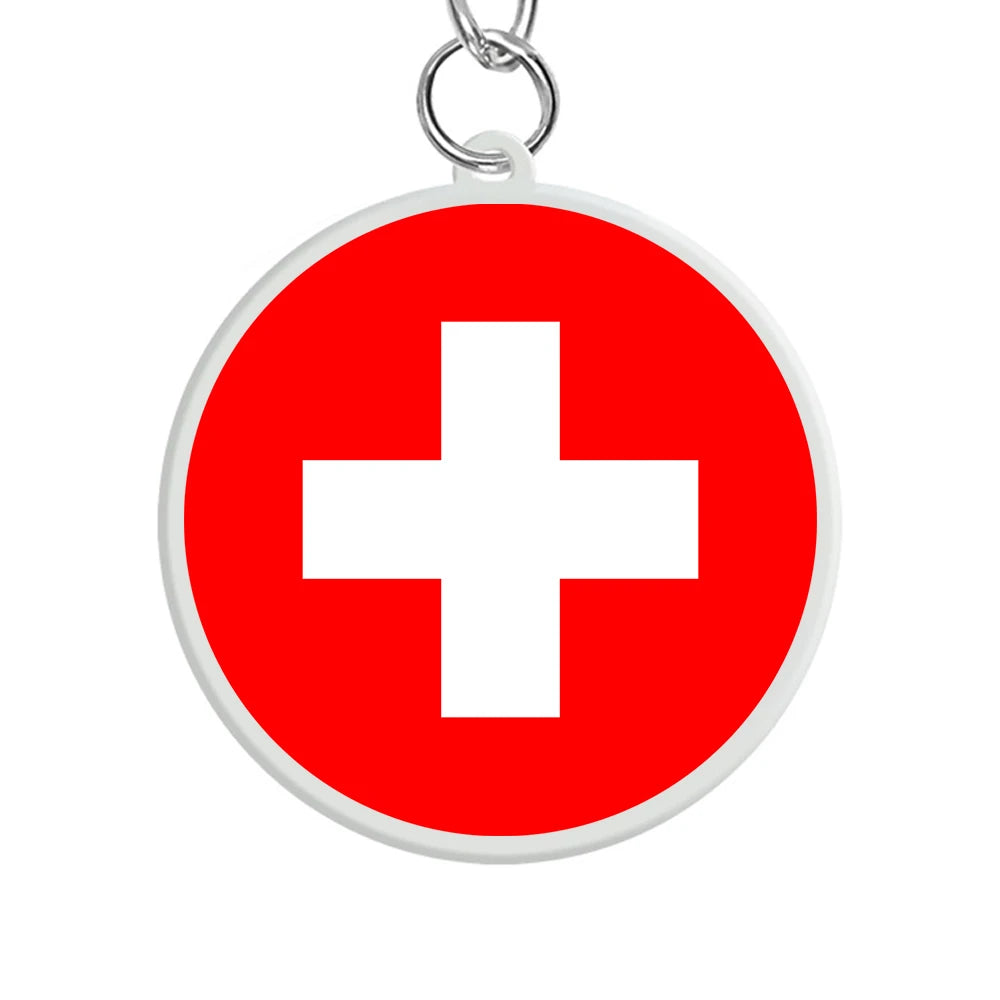Porte-clés Drapeaux du Monde