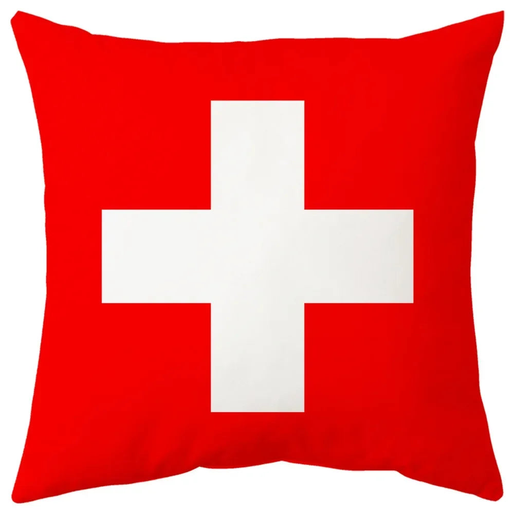 Housses coussins Drapeaux Pays - Édition Fan Nation