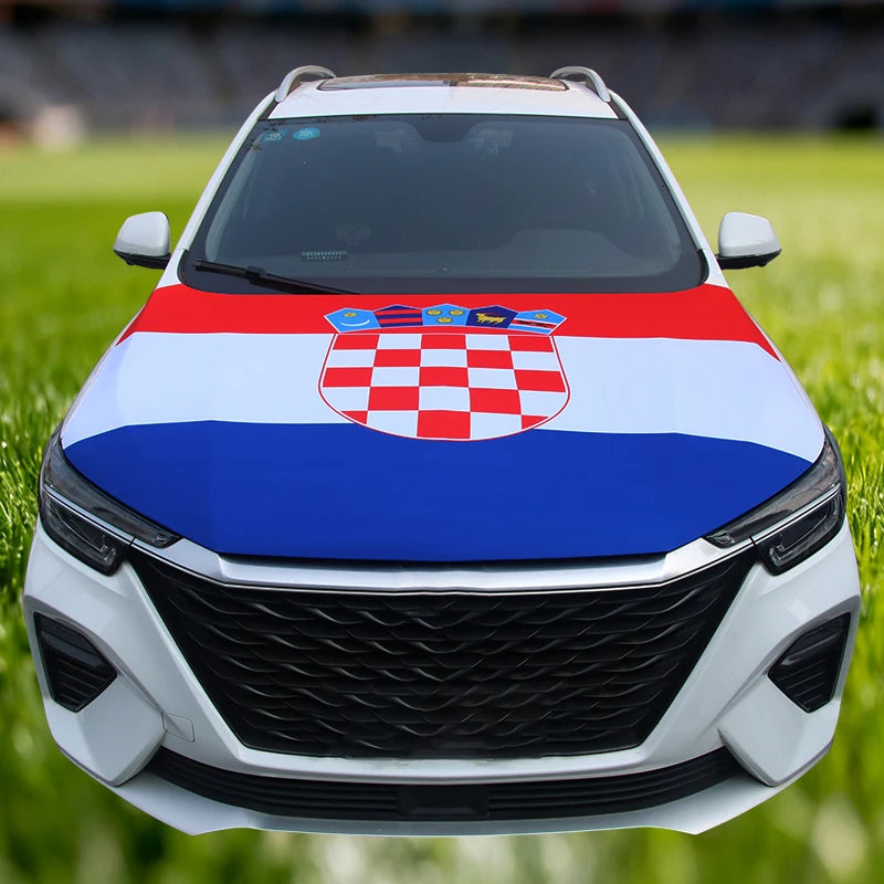Drapeau de Capot Voiture - Édition Fan Nation