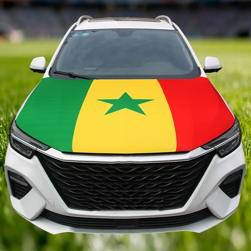 Drapeau de Capot Voiture - Édition Fan Nation