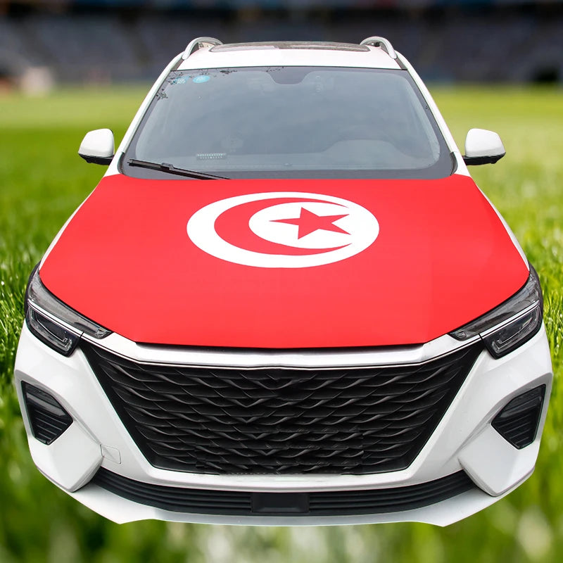 Drapeau de Capot Voiture - Édition Fan Nation