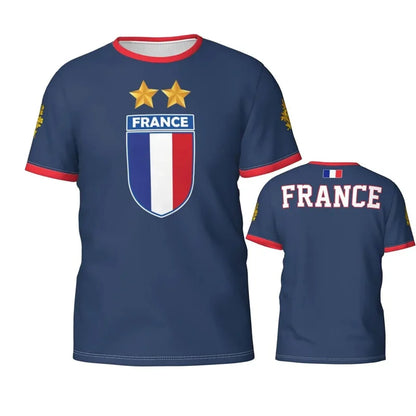 T-Shirt France Drapeau - Édition Supporter