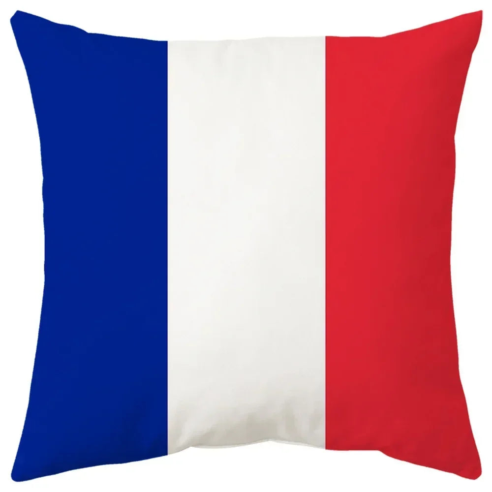 Housses coussins Drapeaux Pays - Édition Fan Nation