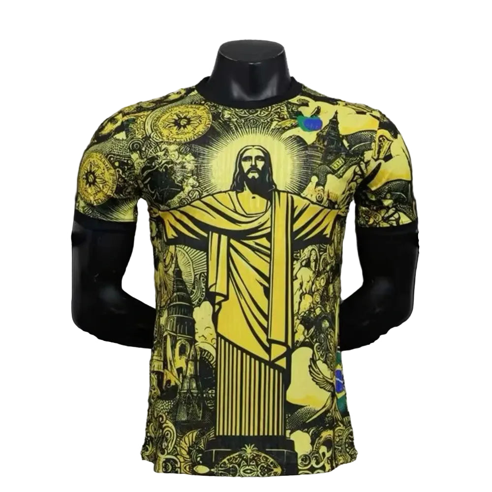 Maillot Brésil Christ Rédempteur - Édition Supporter