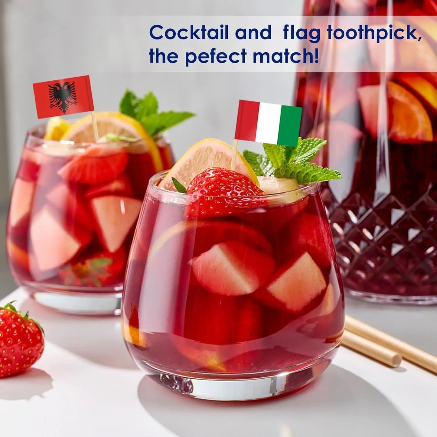Pics Apéro et desserts Drapeaux du Monde