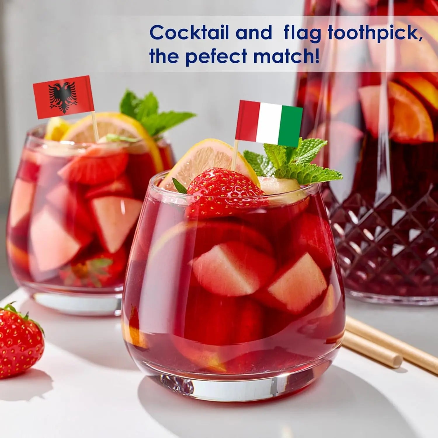 Pics Apéro et desserts Drapeaux du Monde