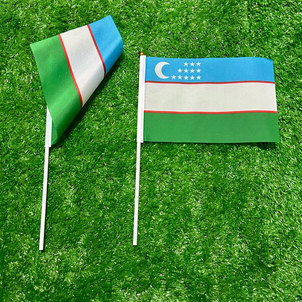 Drapeaux à Main Ouzbékistan