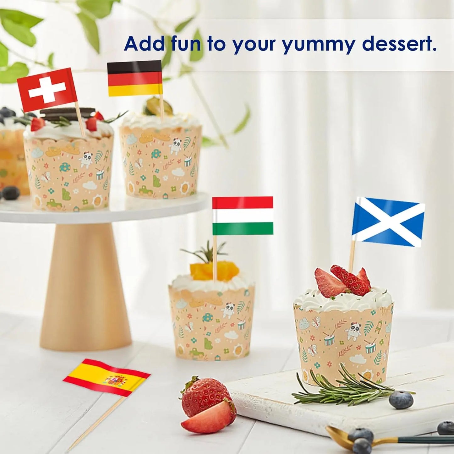 Pics Apéro et desserts Drapeaux du Monde