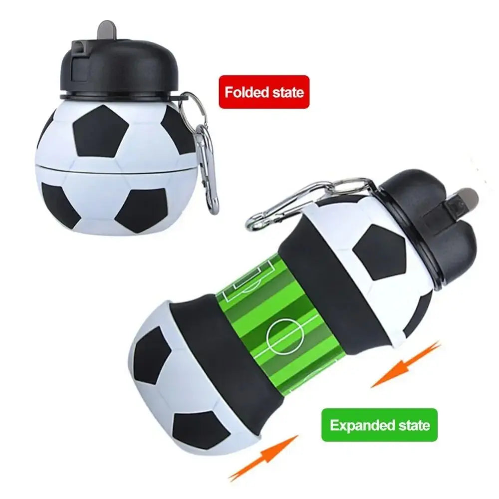Gourde Football Pliable - Bouteille Sport Supporter