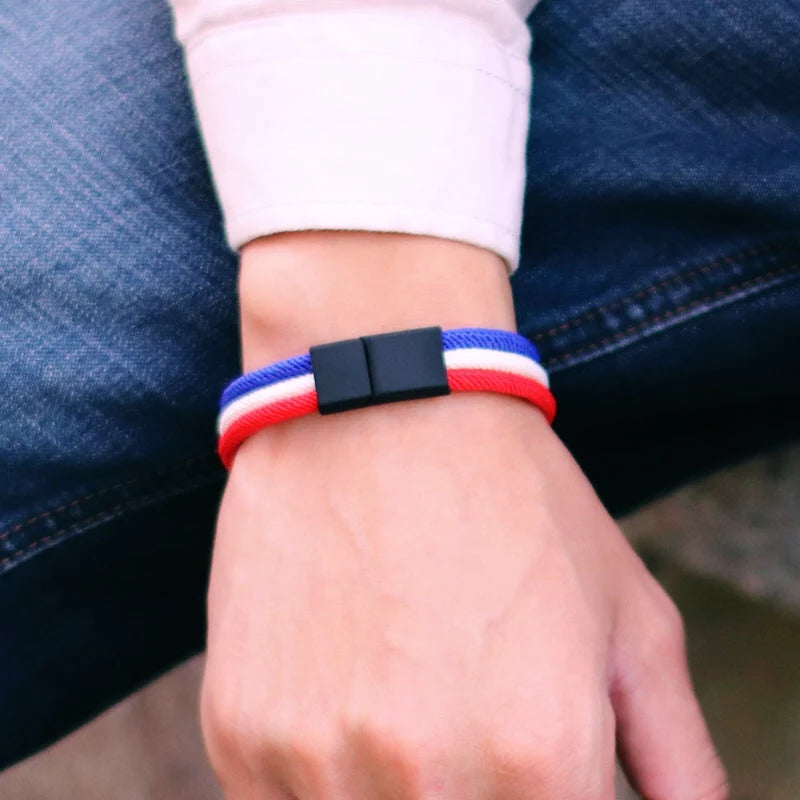 Bracelet Tressé Pays - Édition Fan Nation 2026