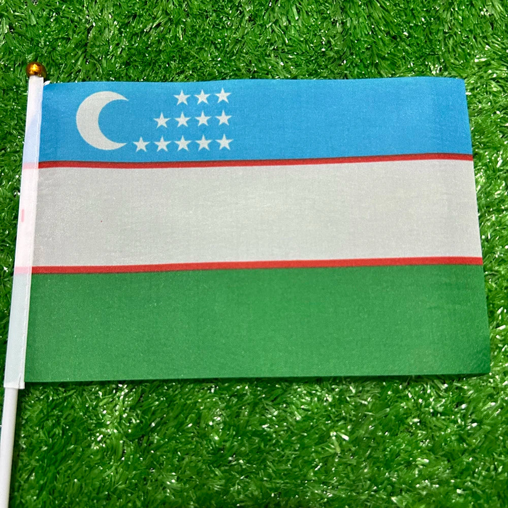 Drapeaux à Main Ouzbékistan