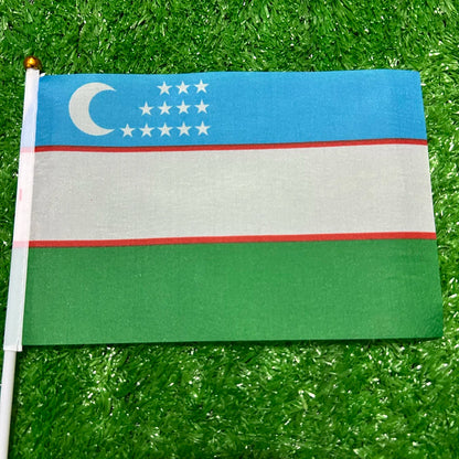 Drapeaux à Main Ouzbékistan