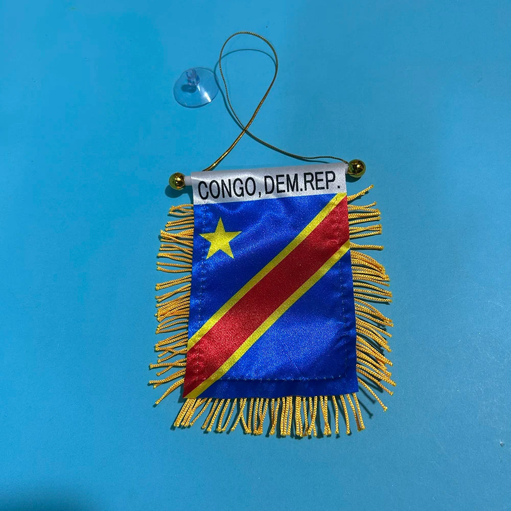 Fanion Congo Voiture