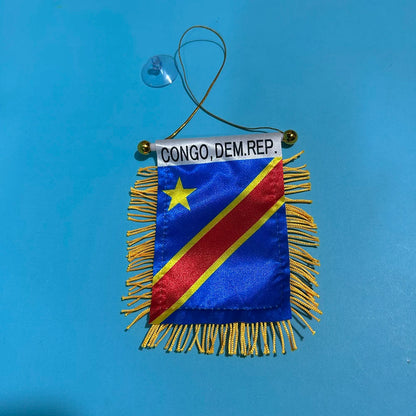 Fanion Congo Voiture
