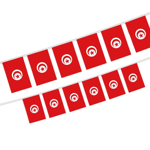 Banderole Drapeaux Tunisie - CDM 2026
