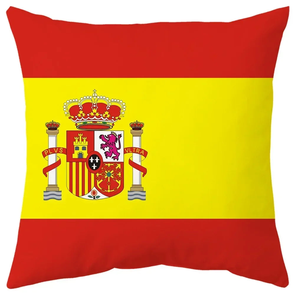 Housses coussins Drapeaux Pays - Édition Fan Nation
