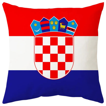 Housses coussins Drapeaux Pays - Édition Fan Nation