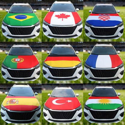 Drapeaux de Capot Voiture - Édition Fan Nation