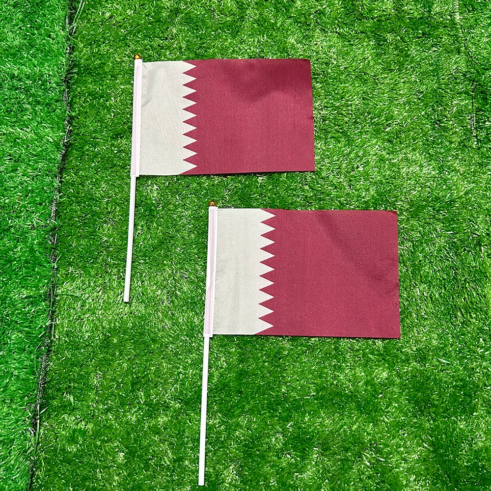 Drapeaux à Main Qatar