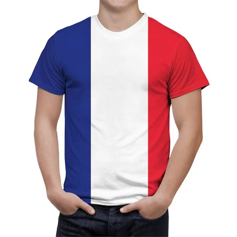 T-Shirt France Drapeau - Édition Supporter