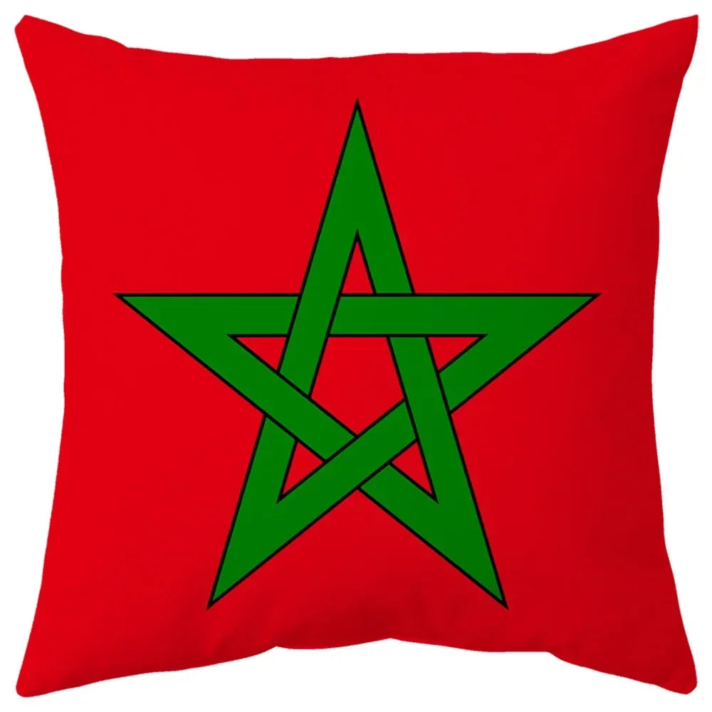 Housses coussins Drapeaux Pays - Édition Fan Nation