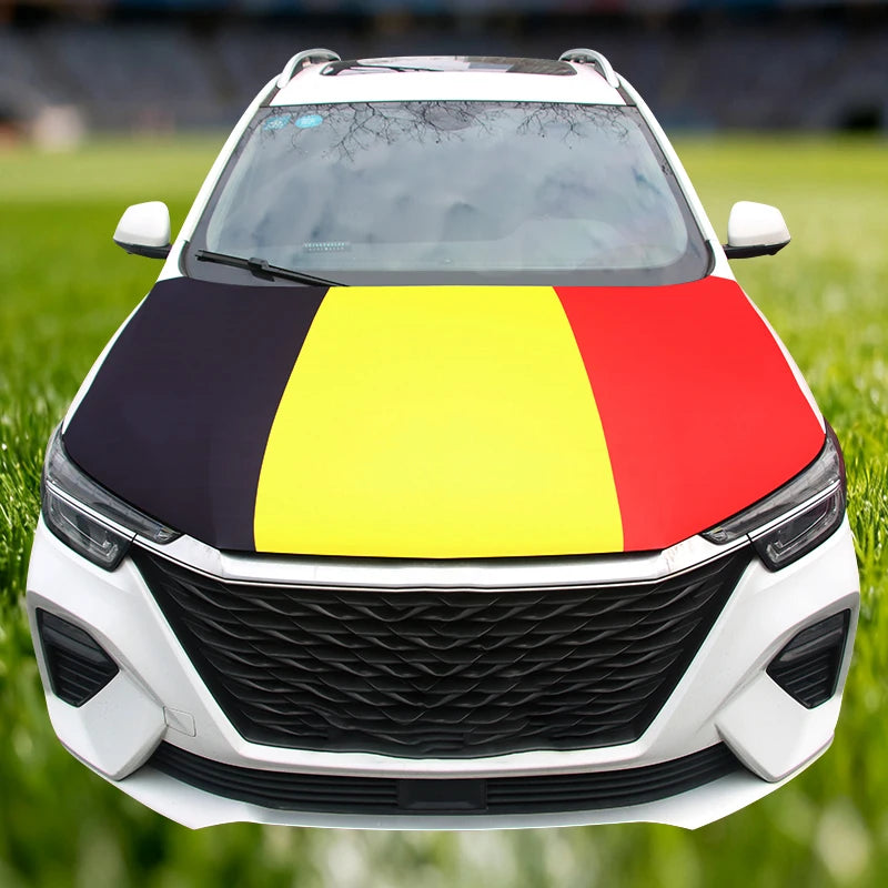 Drapeau de Capot Voiture - Édition Fan Nation