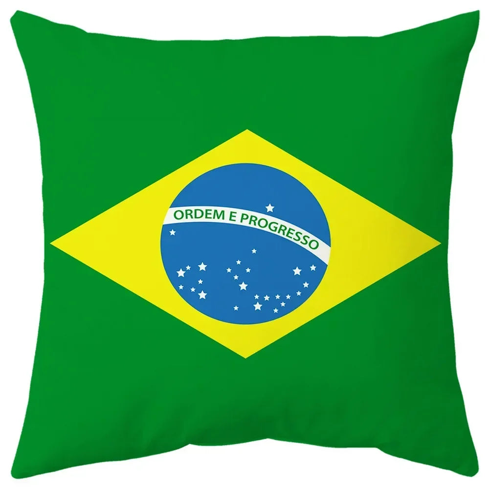 Housses coussins Drapeaux Pays - Édition Fan Nation
