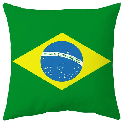 Housses coussins Drapeaux Pays - Édition Fan Nation