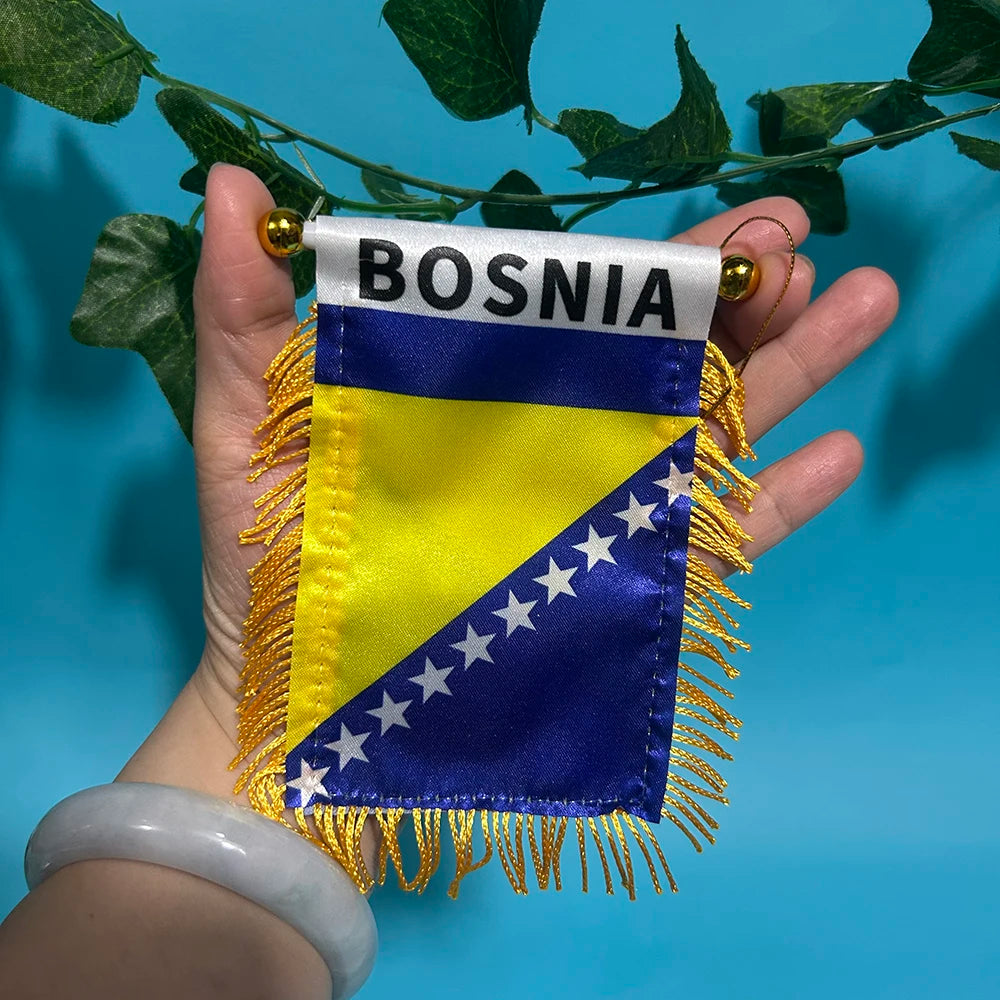 Fanion Bosnie-Herzégovine Voiture
