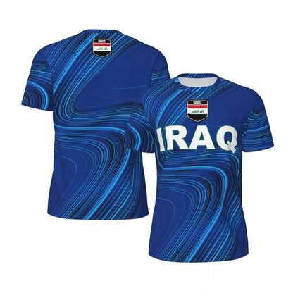 Maillot Irak Bleu - Édition Supporter