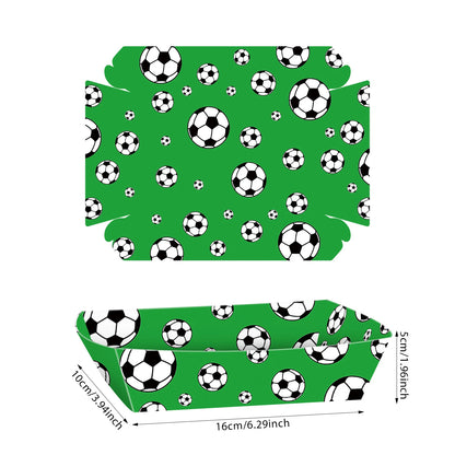Barquettes Football Jetables - Finger Food & Anniversaire