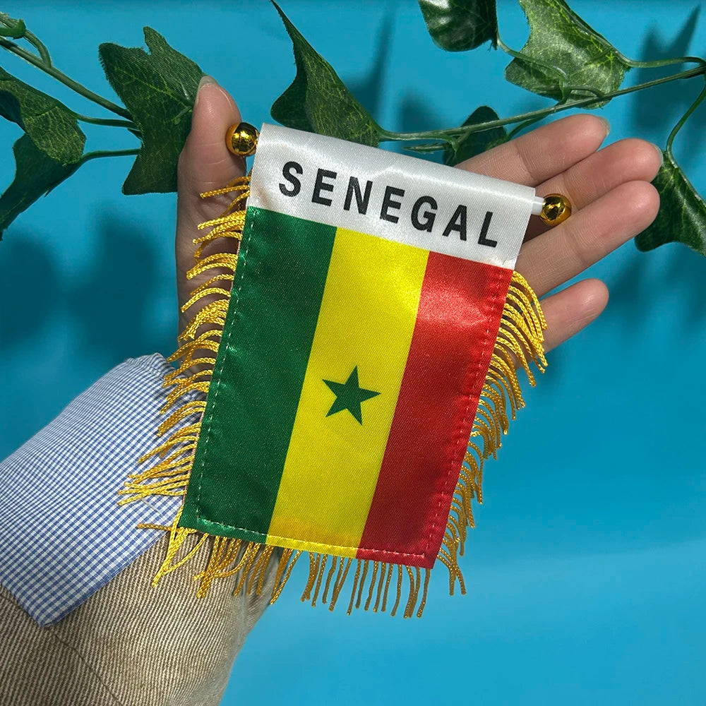 Fanion Sénégal Voiture
