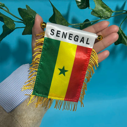 Fanion Sénégal Voiture